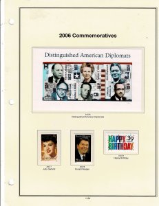 2006 US 39c Commemoratives #4076-79 VF MNH