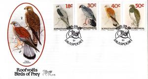 Bophuthatswana - 1989 Birds of Prey FDC SG 223-226