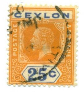 Ceylon 1921 #238 U SCV(2022)=$2.25