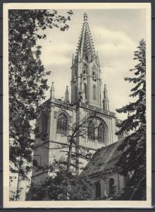 Germany Bund Scott # B342 + RA6, used, on picture postcard