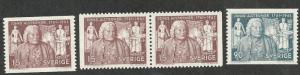 Sweden  Scott  597-599  MNH  Complete