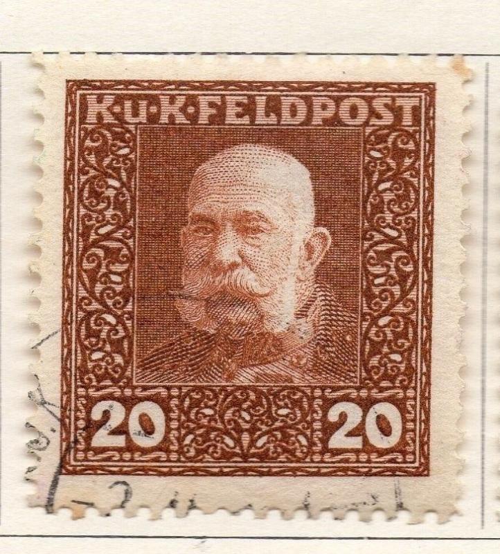 Austria 1915 Early Issue Fine Used 20k. 157567