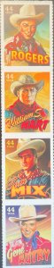 US #4449a   Cowboys of the Silver Screen MNH Strip 2010