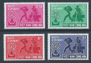 Viet Nam South #132-5 NH World Refugee Year