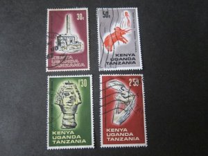 Kenya Uganda Tanganyika 1967 Sc 176-9 set FU