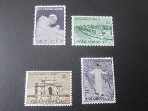 Vatican 1964 Sc 400-03 set MH