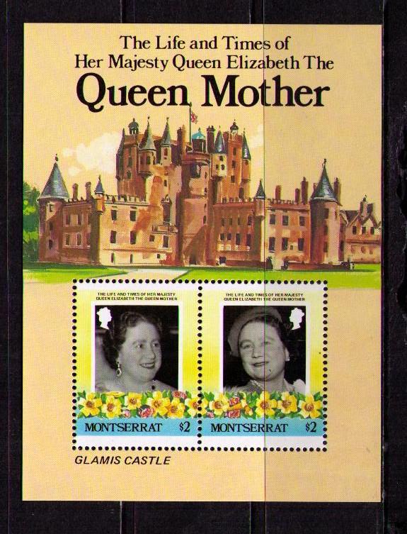 MONTSERRAT Sc# 562 MNH FVF SS Elizabeth the Queen Mother