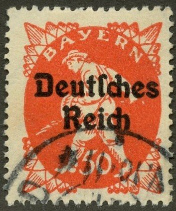 German States- Bavaria, Scott #262, Used
