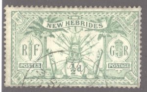 New Hebrides- British, Sc #17, Used