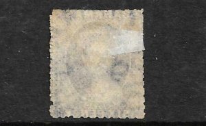 BAHAMAS 1883  4d on 6d DEEP VIOLET  QV FU   SG 45