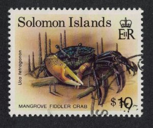 Solomon Is. Mangrove fiddler crab $10 KEY VALUE 1993 CTO SG#766