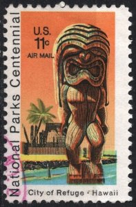 SC#C84 11¢ National Parks: City of Refuge, Hawaii Single (1972) Used