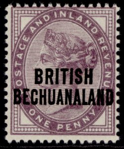 BRITISH BECHUANALAND QV SG33, 1d lilac, NH MINT.