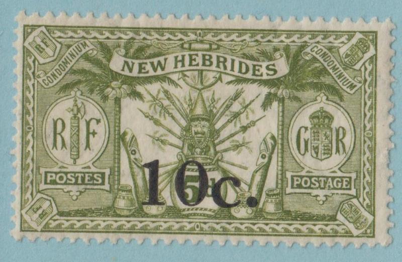 BRITISH NEW HEBRIDES 36  MINT HINGED OG * NO FAULTS EXTRA FINE!