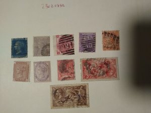 collection on pages Great Britain Queen Victoria to 1951 CV $606