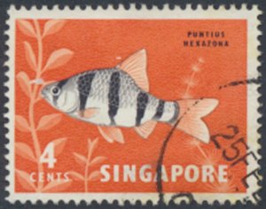 Singapore   SC#  54   Used  Fish  Marine Life  see details & scans