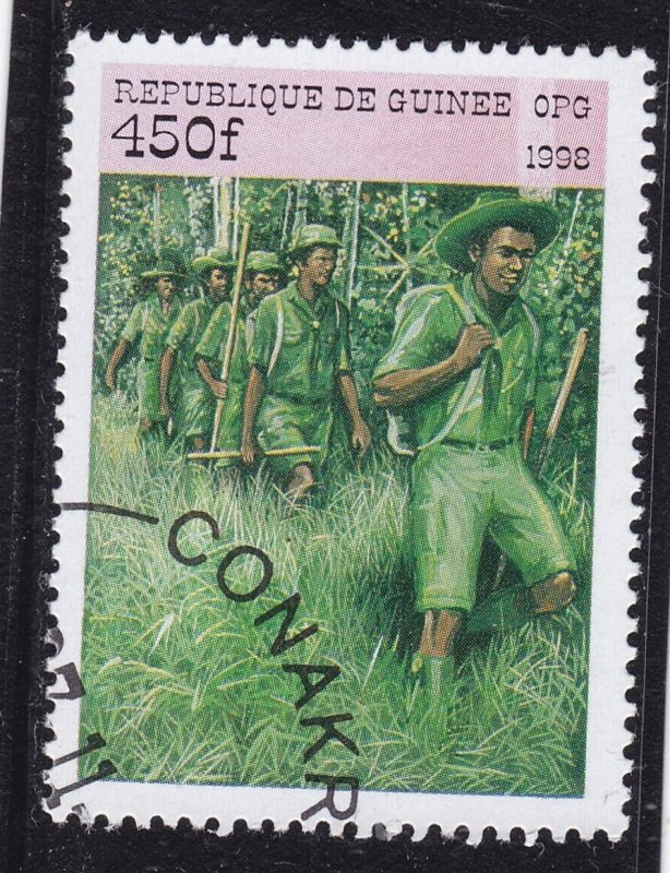 Guinea 1998 Scouts Hiking 450f CTO VGC