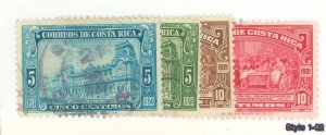 Costa Rica #120-123 Used Multiple