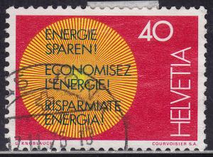 Switzerland 617 USED 1977 Conserve Energy 40c