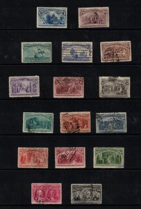 USA #230 - #245 Used Fine - Very Fine Set