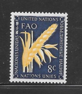 United Nations #24 MH Single