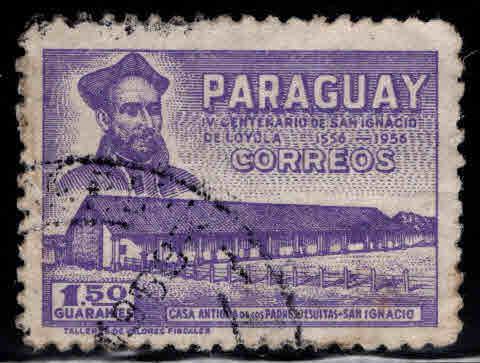 Paraguay Scott 522 Used /St Ignatius stamp