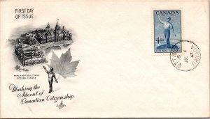 Canada FDC 1947 - Marking the Advent of Canadian Citizenship - Ottawa - F31268