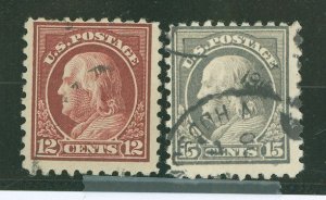 United States #474-475 Used Multiple