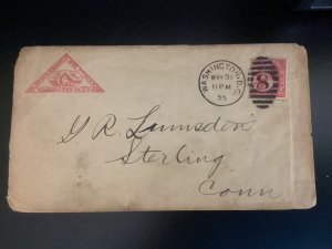 1895 HF DUNKHORST Stamp Dealer Cover APA  (APS# 448 ) Washington DC Station 8