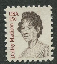 USA - Scott 1822 - Dolley Madison -1980- MNH - Single 15c Stamp