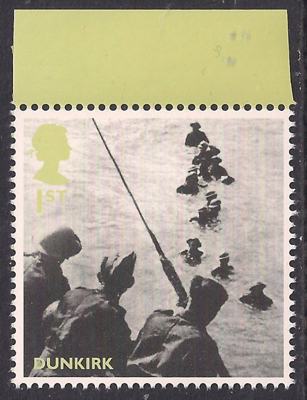 GB 2010 QE2 1st Dunkirk Evacuation Umm Ex Mini Sheet SG 3086 ( H1226 )