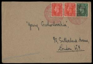 Great Britain Czech Legion in England Cover Polni Posta Feldpost 72203