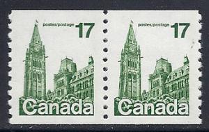 CANADA MINT NH # 806 pair (A)