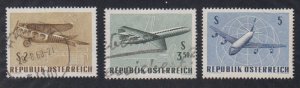 Austria - 1968 - SC C61-63 - Used - Complete set