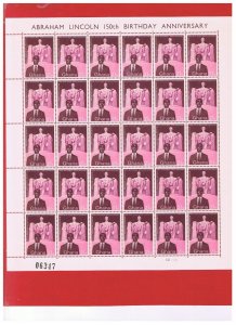 Ghana #39-41  MNH OG  Sheets of 30  Lincoln & Nkrumah