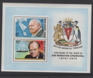 British Antarctic Territory 63a MNH 1974 s/s