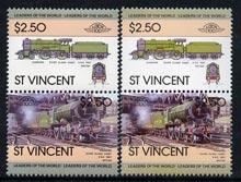 St Vincent 1983 Locomotives #1 (Leaders of the World) $2....