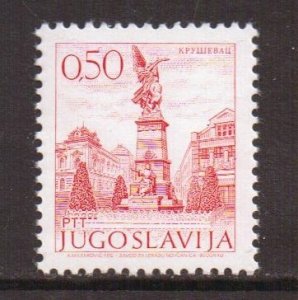 Yugoslavia   #1069  MNH  1971  views  50p  red