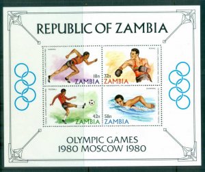 Zambia 1980 Summer Olympics, Moscow MS MUH