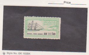 Patagonia Argentina 1865 Colony of Welsh Speakers Cinderella Ship Poster Stamp