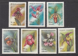 Madagascar 1272-1278 Flowers MNH VF