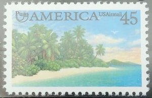 US Scott # c127; 45c Tropical Coast airmail from 1990; MNH, og; VF centering