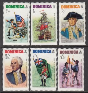 Dominica 472-477 MNH VF