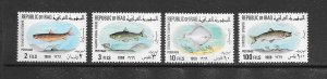 FISH - IRAQ #491-4 MNH