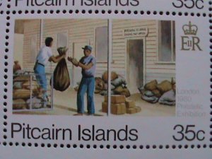 PITCAIRN ISLANDS-1980 SC# 192- LONDON'80 INTERNATIONAL STAMP SHOW MNH S/S VF