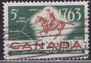 Canada 413 French-Canadian Pony Express 5¢ 1963