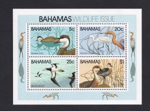 Bahamas  #492-495a  MNH  1981  sheet Bahama ducks