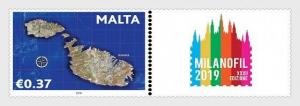 H01 Malta 2018 Milanofil Stamp Fair  MNH Postfrisch