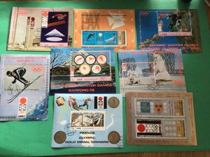 Sapporo Olympic City 1972 8 stamps sheets A20168