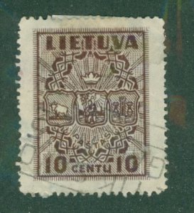 Lithuania 288 USED BIN $0.50